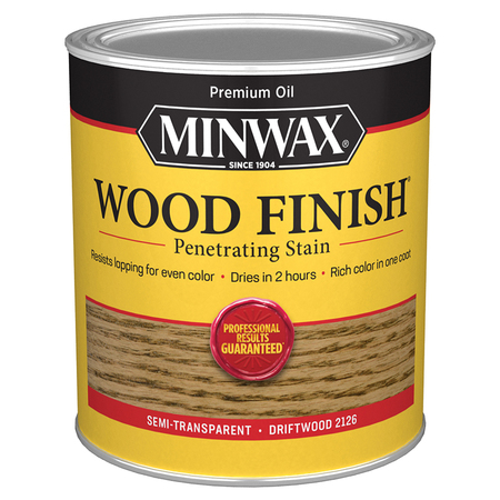 MINWAX 1 Qt Driftwood Wood Finish Oil-Based Wood Stain 70011